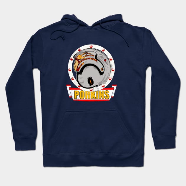 Rebel Porkins Hoodie by JLaneDesign